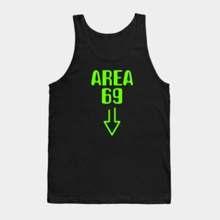 Area 69 ufo Tank Top